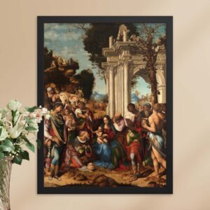 Adoration of the Magi painting by Cesare da Sesto